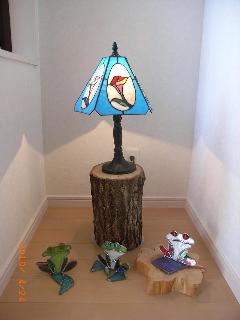 可愛い作品が部屋のあちこちに 